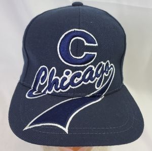 Chicago Cubs navy blue baseball cap hat